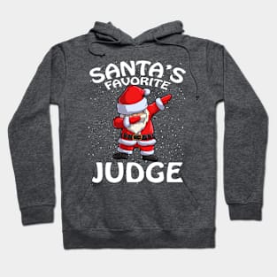 Santas Favorite Judge Christmas Hoodie